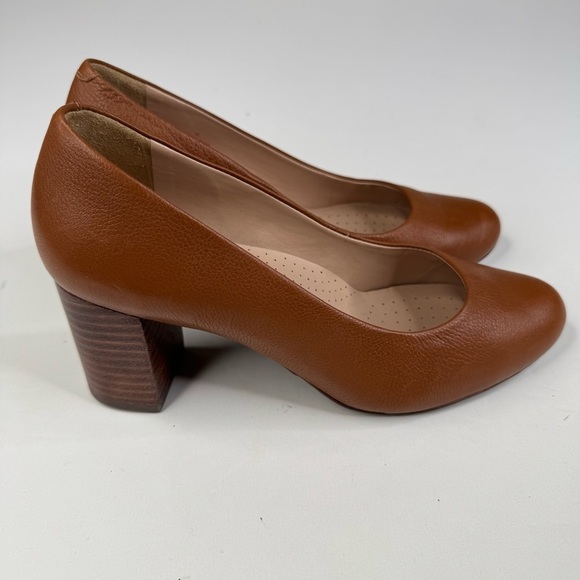 Marc Joseph New York Midtown Brown Leather Pump Size 8 - Picture 1 of 7